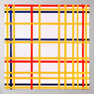 New York City I Piet Mondrian Poster