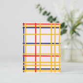 New York City I | Piet Mondrian | Postkarte (Stehend Vorderseite)