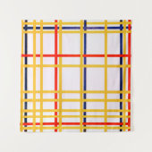 New York City I | Piet Mondrian | Wandteppich (Vorderseite (Horizontal))