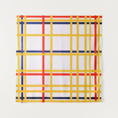 New York City I | Piet Mondrian | Wandteppich (Vorderseite)