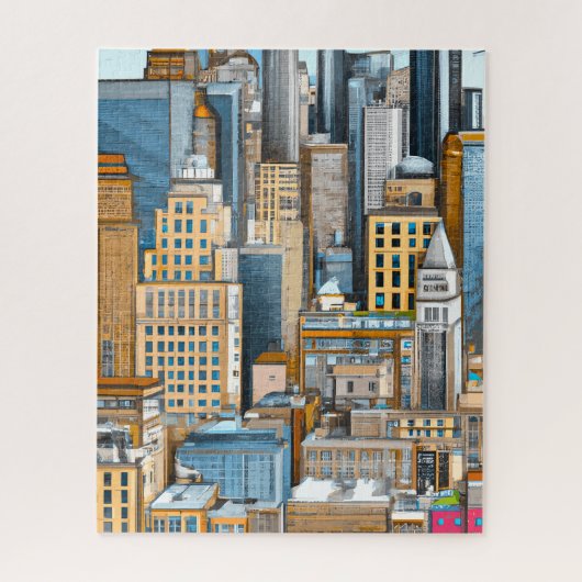 New York City Illustration Puzzle (Vertikal)