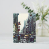 New York City im Winter Postkarte (Stehend Vorderseite)