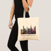 New York City in Graffiti Tragetasche (Vorderseite (Produkt))