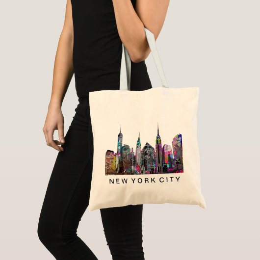 New York City in Graffiti Tragetasche (Vorderseite (Produkt))