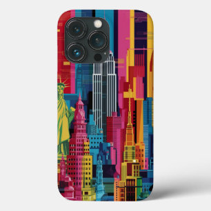 New York City in Kobras lebhaftem iPhone Case