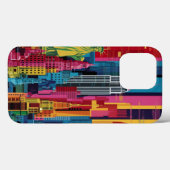 New York City in Kobras lebhaftem iPhone Case (Rückseite (Horizontal))