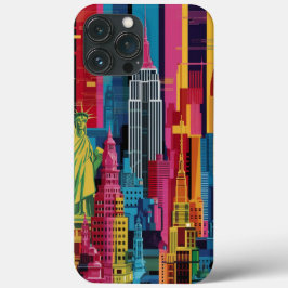 New York City in Kobras lebhaftem iPhone Case