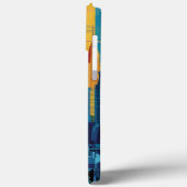 New York City in Kobras lebhaftem iPhone Case (Rückseite / Links)