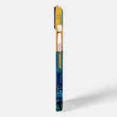 New York City in Kobras lebhaftem iPhone Case (Rückseite / Links)