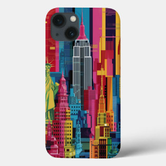 New York City in Kobras lebhaftem iPhone Case