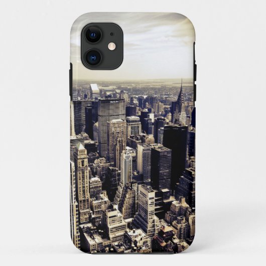 New York City Infinite Skyline Case-Mate iPhone Hülle (Rückseite)