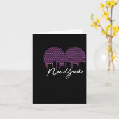 New York City Is My Valentine Karte (Gelbe Blume)