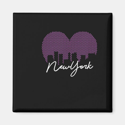 New York City Is My Valentine  Magnet (Vorne)