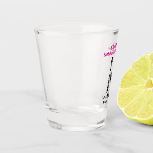 New York City Junggeselinnen-Abschied Gefallen Gir Schnapsglas (Links)