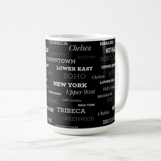 New York City Kaffeetasse (VorderseiteRechts)