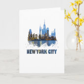 New York City Karte (Gelbe Blume)
