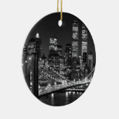 New York City Keramik Ornament (Rechts)