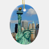 NEW YORK CITY KERAMIKORNAMENT (Hinten)
