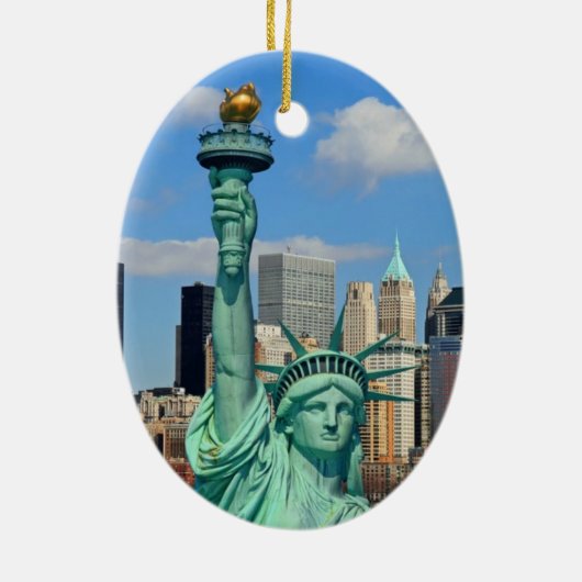 NEW YORK CITY KERAMIKORNAMENT (Hinten)