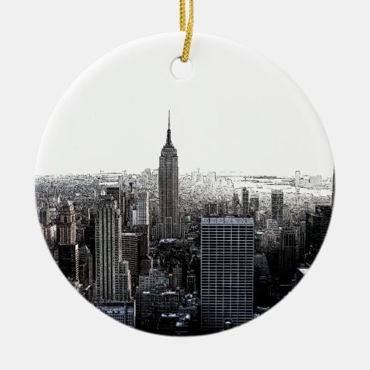 New York City Keramikornament (Vorne)