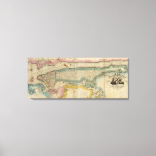 New York City & Landkreis Leinwanddruck