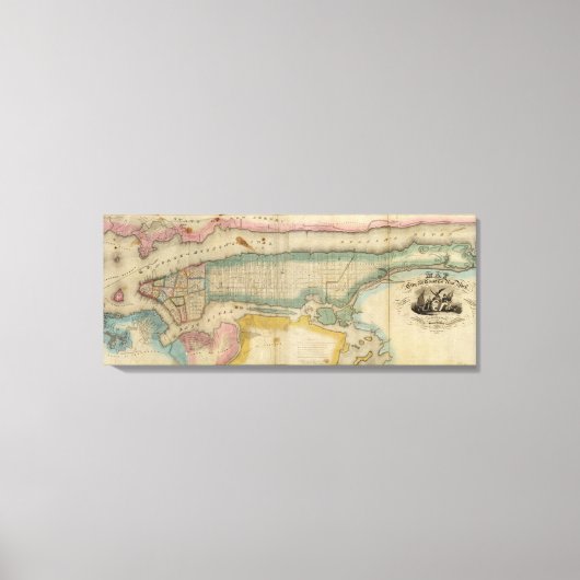 New York City & Landkreis Leinwanddruck (Vorderseite)