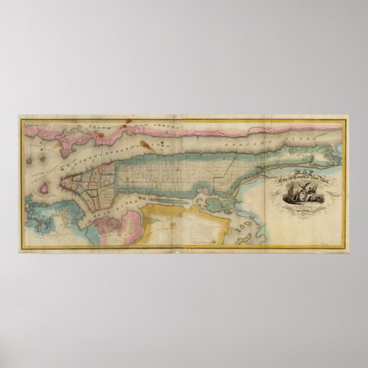 New York City & Landkreis Poster (Vorne)