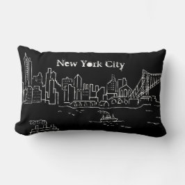 New York City Landscape Throw Kissen