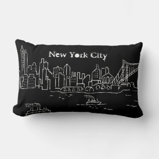 New York City Landscape Throw Kissen