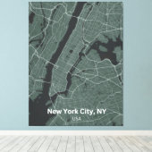 New York City Leinwanddruck (Insitu (Holzboden))