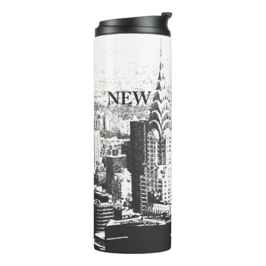 New York City, Liebe, Cool Thermosbecher (Nach links gedreht)