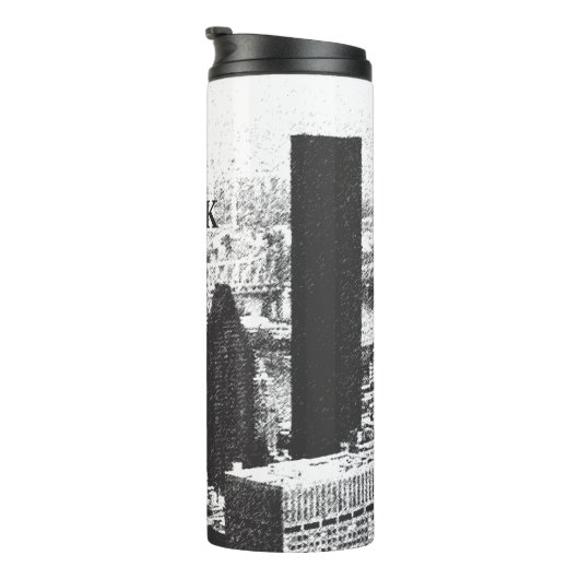 New York City, Liebe, Cool Thermosbecher (Nach rechts gedreht)