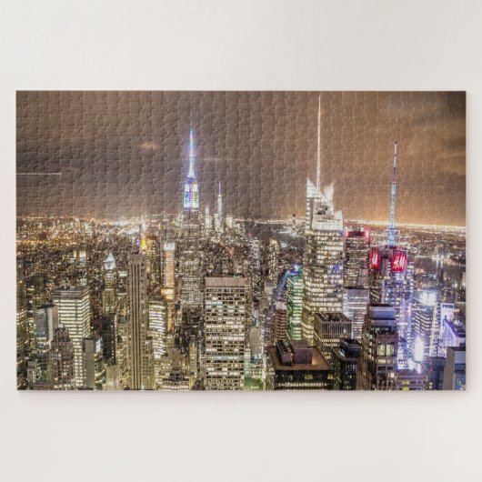 New York City Lights Jigsaw Puzzle (Horizontal)