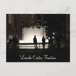New York City Lincoln Centre Paares Watching Postkarte