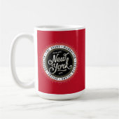 New York City Logo mit Boroughs Kaffeetasse (Links)