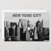 New York City Lower-Manhattan Pro Foto Briefpapier (Vorne/Hinten)