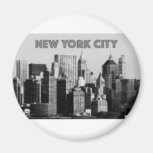 New York City Lower-Manhattan Pro Foto Magnet
