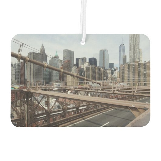 New York City Lower Manhattan Skyline Autolufterfrischer (Rückseite)