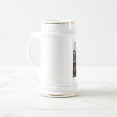 New York City Lower Manhattan Skyline Bierglas (Vorderseite Links)