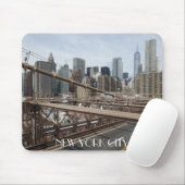 New York City Lower Manhattan Skyline Mousepad (Mit Mouse)