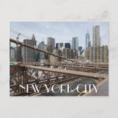 New York City Lower Manhattan Skyline Travel Postkarte (Vorderseite)