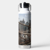 New York City Lower Manhattan Skyline Trinkflasche (Vorderseite)