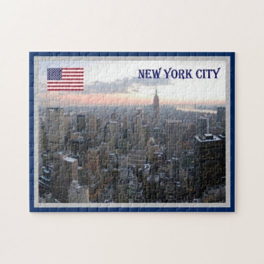 New York City - Luftaufnahme - USA - Puzzle (Horizontal)