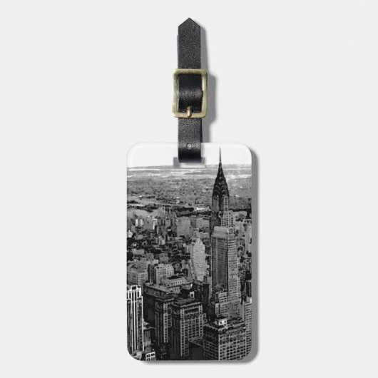 New York City Luggage Tag Gepäckanhänger (Vorderseite vertikal)