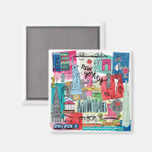 New York City Magnet (Vorderseite/Rückseite)