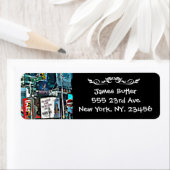 New York City Mailadresse-Label (Insitu)