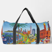 New York City Malerei Duffle Bag (Vorderseite)