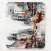 New York City, malte Landschaft. Mousepad (Vorne)