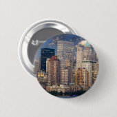 New York City Manhattan Button (Vorne & Hinten)