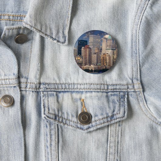 New York City Manhattan Button (Beispiel)